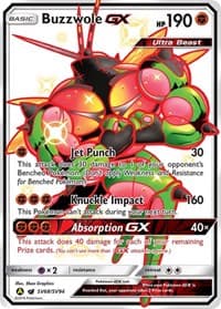 Buzzwole GX - Hidden Fates: Shiny Vault - Pokemon card