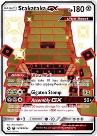 Stakataka GX - Hidden Fates: Shiny Vault - Pokemon card