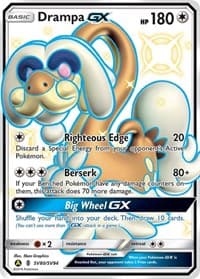 Drampa GX - Hidden Fates: Shiny Vault - Pokemon card