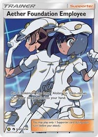 Aether Foundation Employee - Hidden Fates: Shiny Vault - Pokemon card