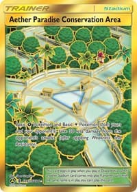 Aether Paradise Conservation Area - Hidden Fates: Shiny Vault - Pokemon card