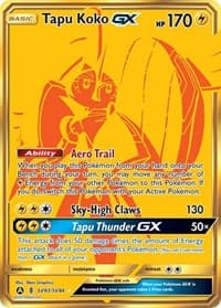 Tapu Koko GX - Hidden Fates: Shiny Vault - Pokemon card