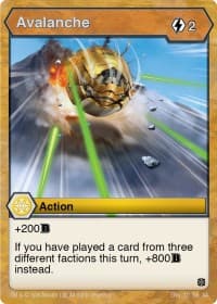 Avalanche - Age of Aurelus - Bakugan TCG card