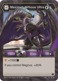 Maximus Nillious Ultra - Age of Aurelus - Bakugan TCG card