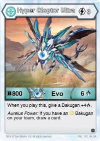 Hyper Cloptor Ultra (120) - Age of Aurelus - Bakugan TCG card