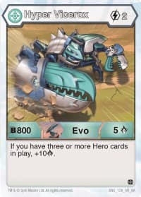 Hyper Vicerox (128) - Age of Aurelus - Bakugan TCG card