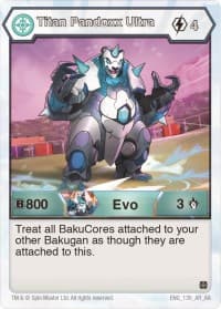 Titan Pandoxx Ultra - Age of Aurelus - Bakugan TCG card