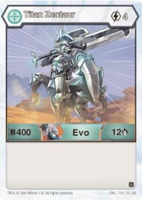 Titan Zentaur (134) - Age of Aurelus - Bakugan TCG card