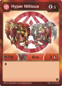 Hyper Nillious - Age of Aurelus - Bakugan TCG card