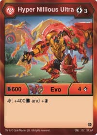 Hyper Nillious Ultra - Age of Aurelus - Bakugan TCG card