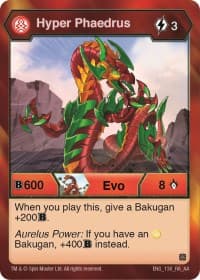 Hyper Phaedrus (138) - Age of Aurelus - Bakugan TCG card