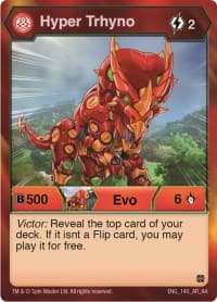 Hyper Trhyno (140) - Age of Aurelus - Bakugan TCG card