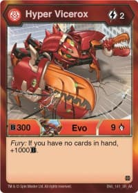 Hyper Vicerox (141) - Age of Aurelus - Bakugan TCG card