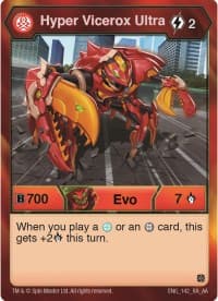 Hyper Vicerox Ultra (142) - Age of Aurelus - Bakugan TCG card