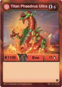 Titan Phaedrus Ultra - Age of Aurelus - Bakugan TCG card