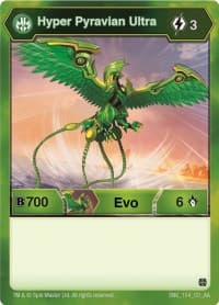 Hyper Pyravian Ultra (154) - Age of Aurelus - Bakugan TCG card