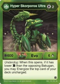 Hyper Skorporos Ultra (155) - Age of Aurelus - Bakugan TCG card