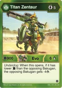 Titan Zentaur (161) - Age of Aurelus - Bakugan TCG card