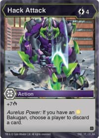 Hack Attack - Age of Aurelus - Bakugan TCG card