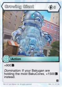 Growing Giant - Age of Aurelus - Bakugan TCG card