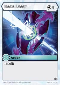 Haos Laser - Age of Aurelus - Bakugan TCG card