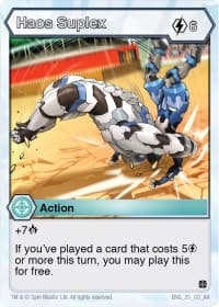 Haos Suplex - Age of Aurelus - Bakugan TCG card