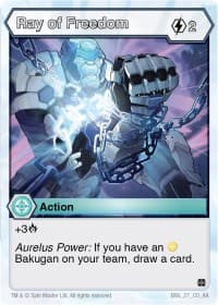 Ray of Freedom - Age of Aurelus - Bakugan TCG card