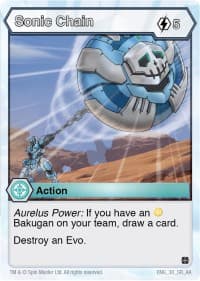 Sonic Chain - Age of Aurelus - Bakugan TCG card