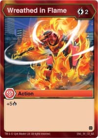 Wreathed in Flame - Age of Aurelus - Bakugan TCG card