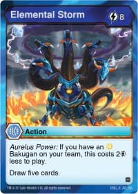 Elemental Storm - Age of Aurelus - Bakugan TCG card