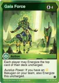 Gaia Force - Age of Aurelus - Bakugan TCG card