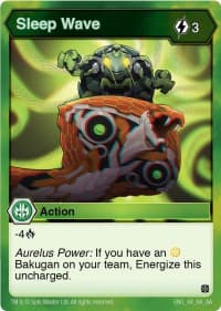 Sleep Wave - Age of Aurelus - Bakugan TCG card