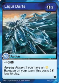 Liqui Darts - Age of Aurelus - Bakugan TCG card