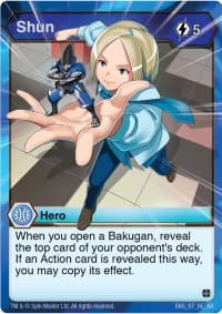 Shun - Age of Aurelus - Bakugan TCG card