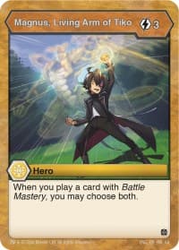 Magnus, Living Arm of Tiko - Age of Aurelus - Bakugan TCG card