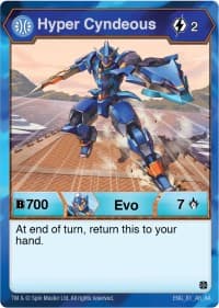 Hyper Cyndeous - Age of Aurelus - Bakugan TCG card