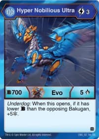 Hyper Nobilious Ultra - Age of Aurelus - Bakugan TCG card