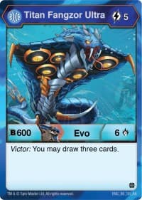 Titan Fangzor Ultra - Age of Aurelus - Bakugan TCG card