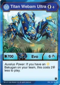 Titan Webam Ultra - Age of Aurelus - Bakugan TCG card