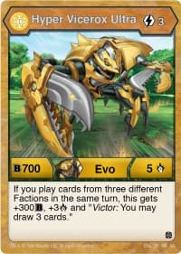Hyper Vicerox Ultra - Age of Aurelus - Bakugan TCG card