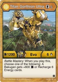 Titan Gorthion Ultra - Age of Aurelus - Bakugan TCG card