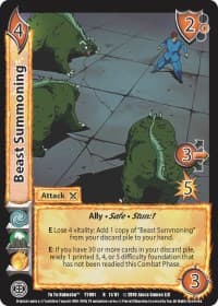 Beast Summoning - Yu Yu Hakusho - UniVersus card