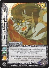 Energy Absorption - Yu Yu Hakusho - UniVersus card