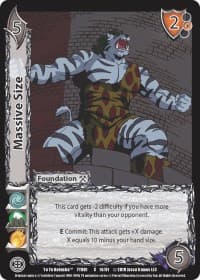 Massive Size - Yu Yu Hakusho - UniVersus card