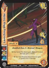 Launching Whip Strike - Yu Yu Hakusho - UniVersus card