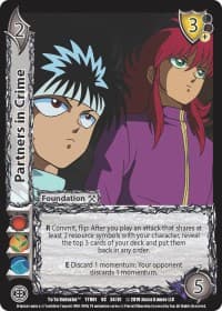 Partners in Crime - Yu Yu Hakusho - UniVersus card
