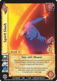 Spirit Slash - Yu Yu Hakusho - UniVersus card