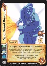 Spirit Sword Thrust - Yu Yu Hakusho - UniVersus card