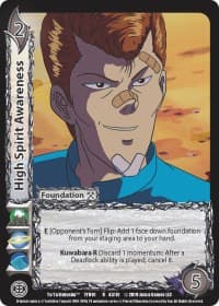 High Spirit Awareness - Yu Yu Hakusho - UniVersus card