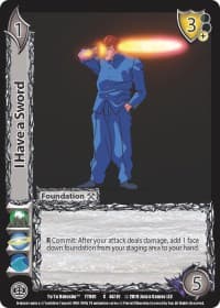 I Have a Sword - Yu Yu Hakusho - UniVersus card